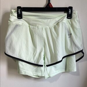 Gymshark Mint Green Athletic Shorts